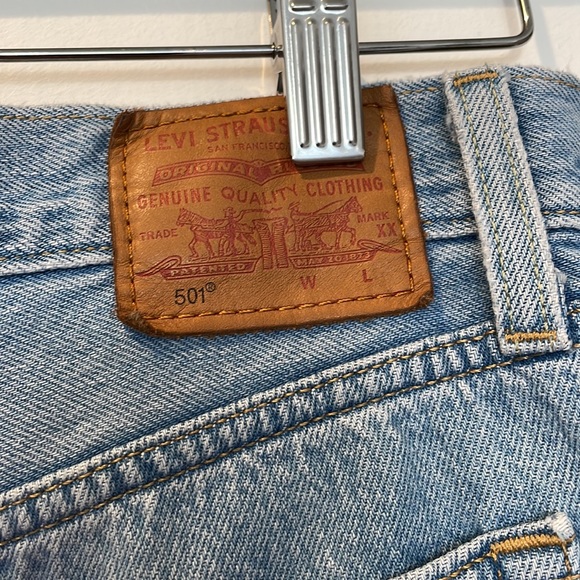 Levis 501 Wedgie Jeans W29 L26 - Picture 3 of 6